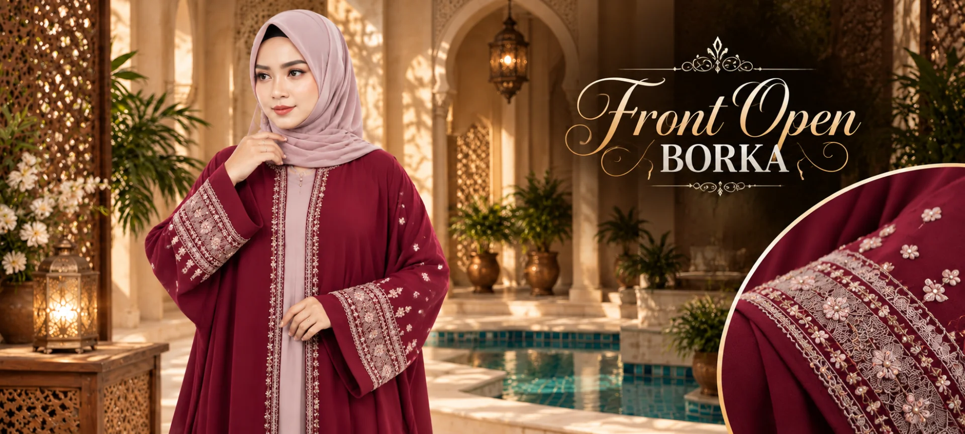Front Open Borka