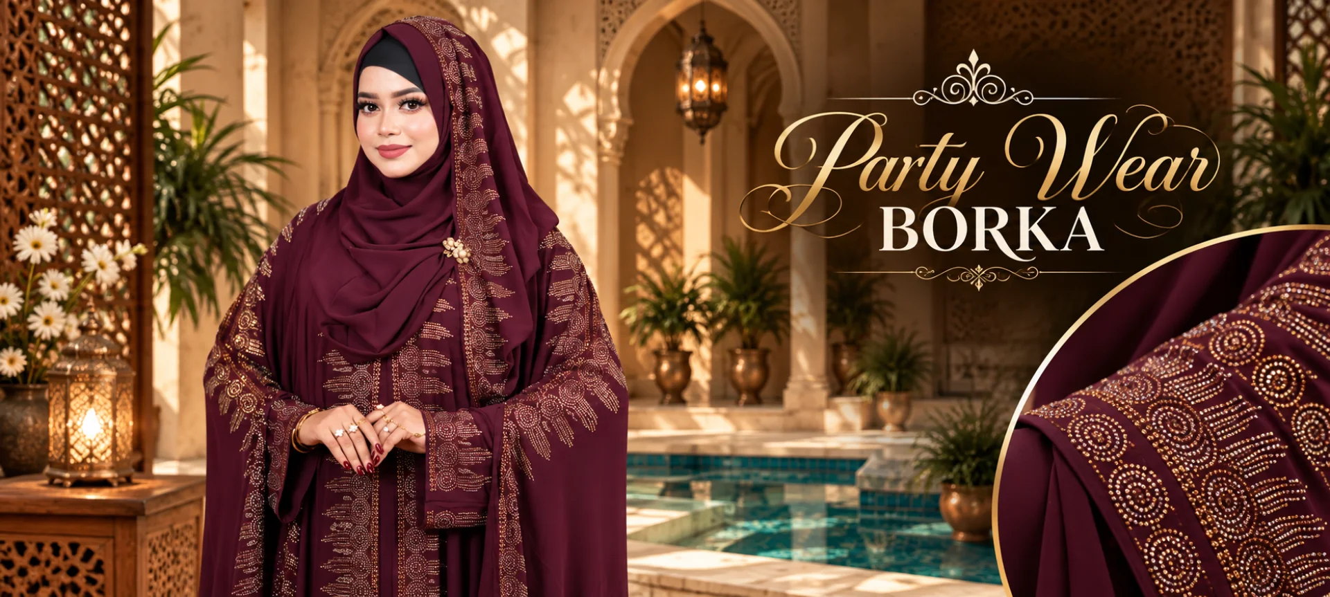 Party Wear Borka
